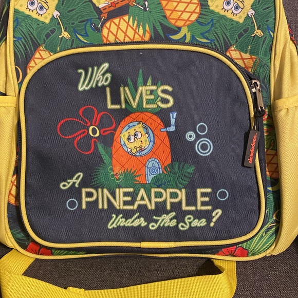 🆕SpongeBob SquarePants Backpack Nickelodeon Resorts Punta Cana 🍍 - Picture 2 of 16
